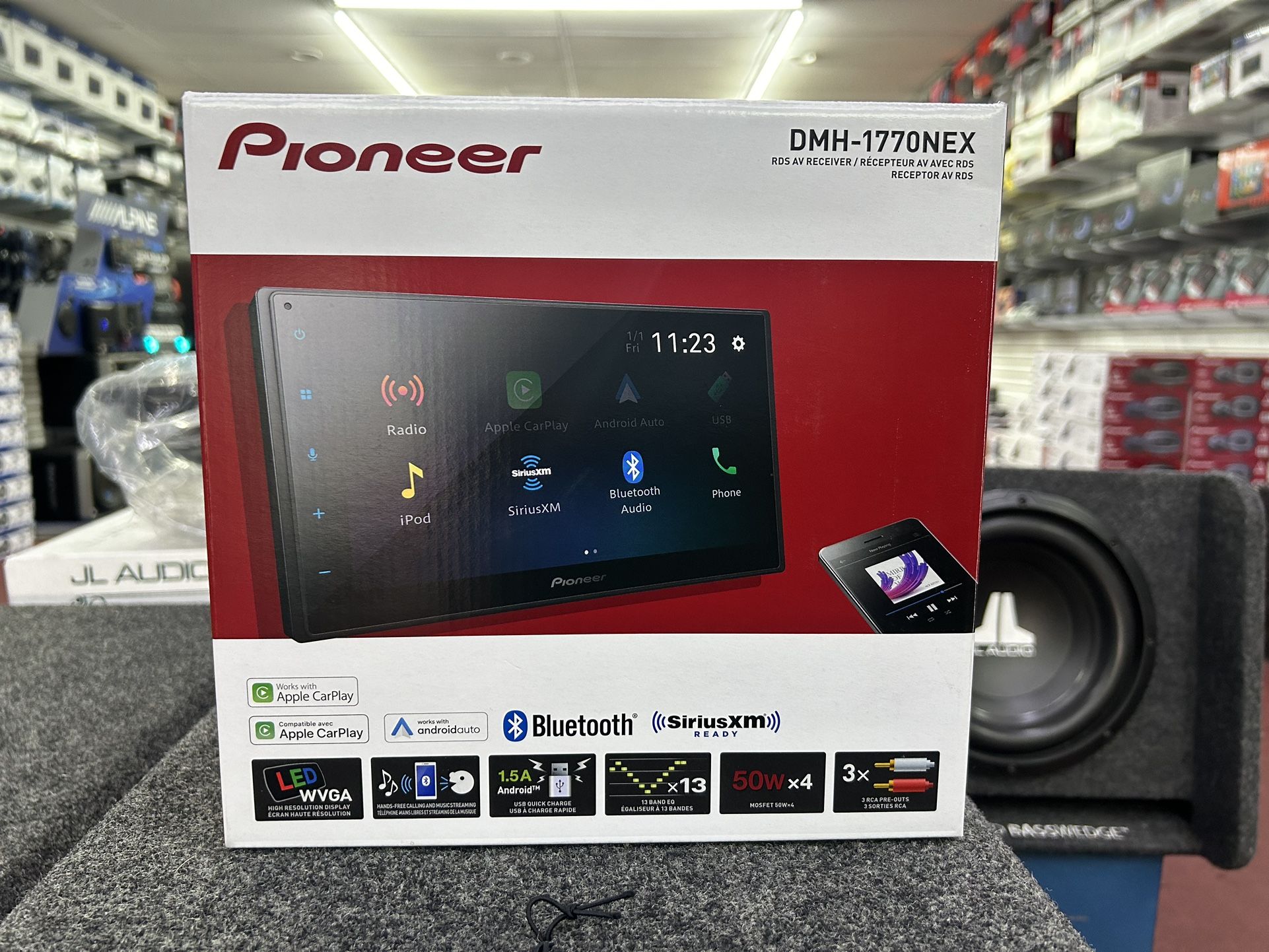 Pioneer DMH-1700NEX Usb Apple CarPlay & Android Auto Touchscreen Stereo System 🚨 Payment Options Available 🚨 No Credit Needed 🚨 