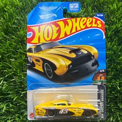 Yellow 1965 Pontiac GTO 1/64 Scale Diecast Car cars