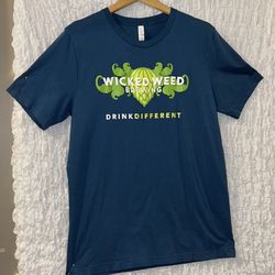 Wicked Weed Brewing Asheville NC: Short Sleeved. T-Shirt, Size: X-Large  