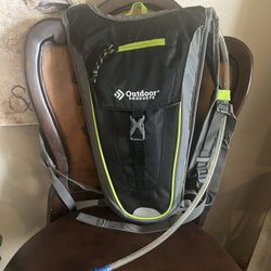 Used Twice! Hiking Bladder Backpack For Water In New Condition! See All Photos 