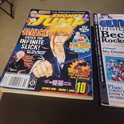 older anime insider and Shonen Jump magazines lot