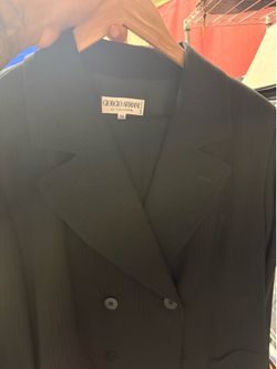 Giorgio Armani Women’s Suit size 14 black