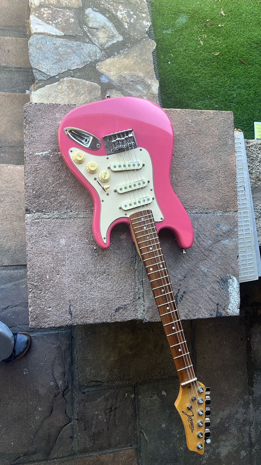 Pink Electric Guitar