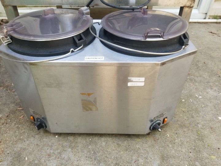 stainless Steel Dual Food Warmer Commercial Kitchen 