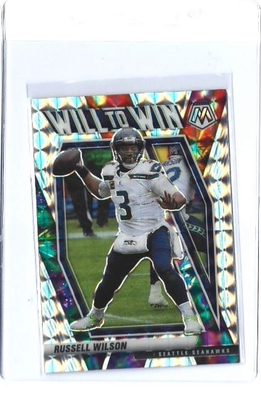 RUSSEL WILSON WILL TO WIN SILVER PRIZM