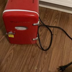 Red Mini Fridge