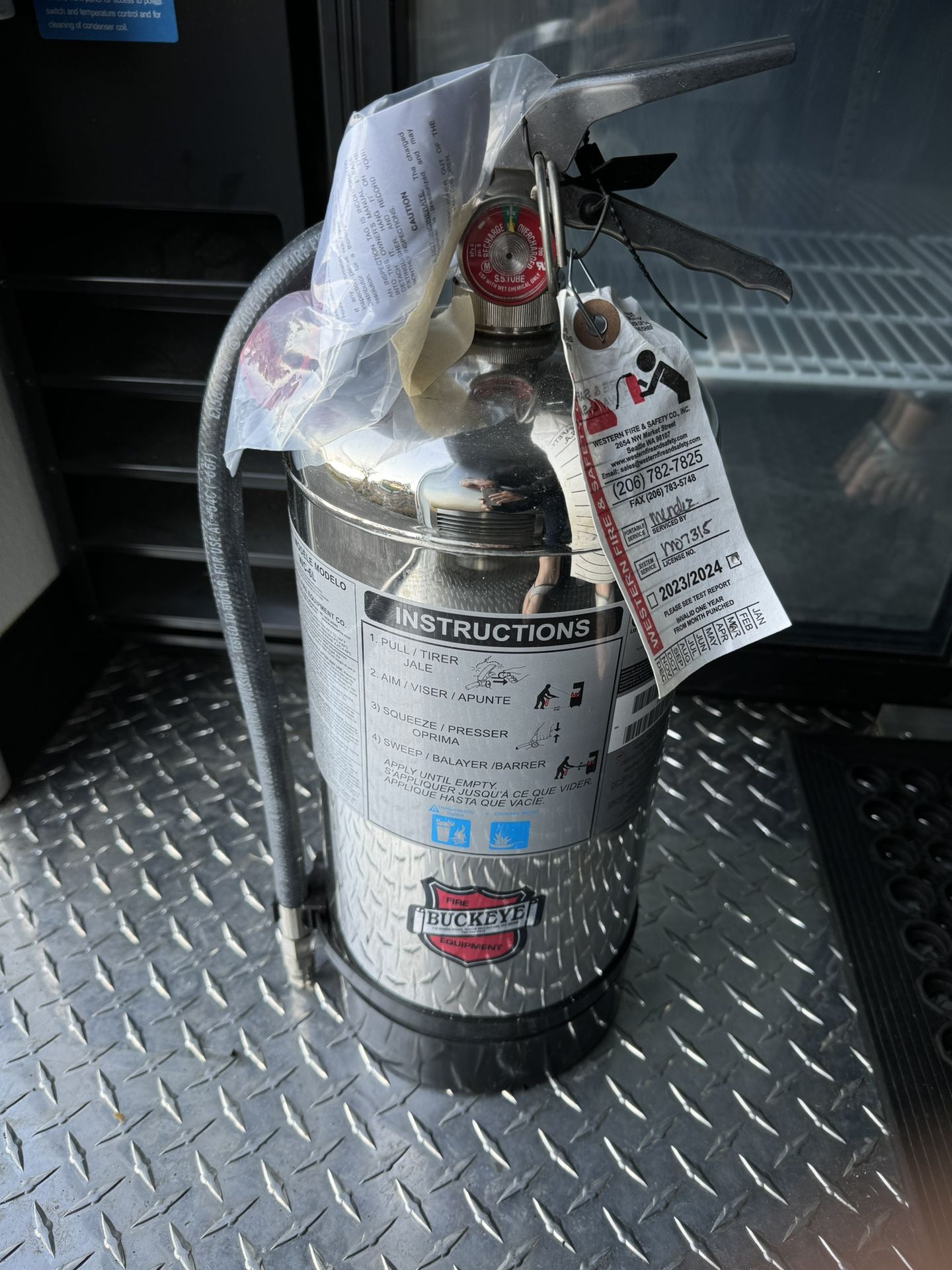 6Liter Class K Fire Extinguisher 