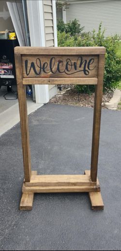 Welcome Plant Hanger/ Stand