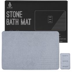 Diatomite Stone Bath Mat by Serene Interiors