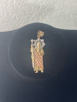 Gold San Judas Pendant