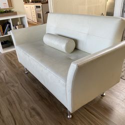 White Office Couch For Two