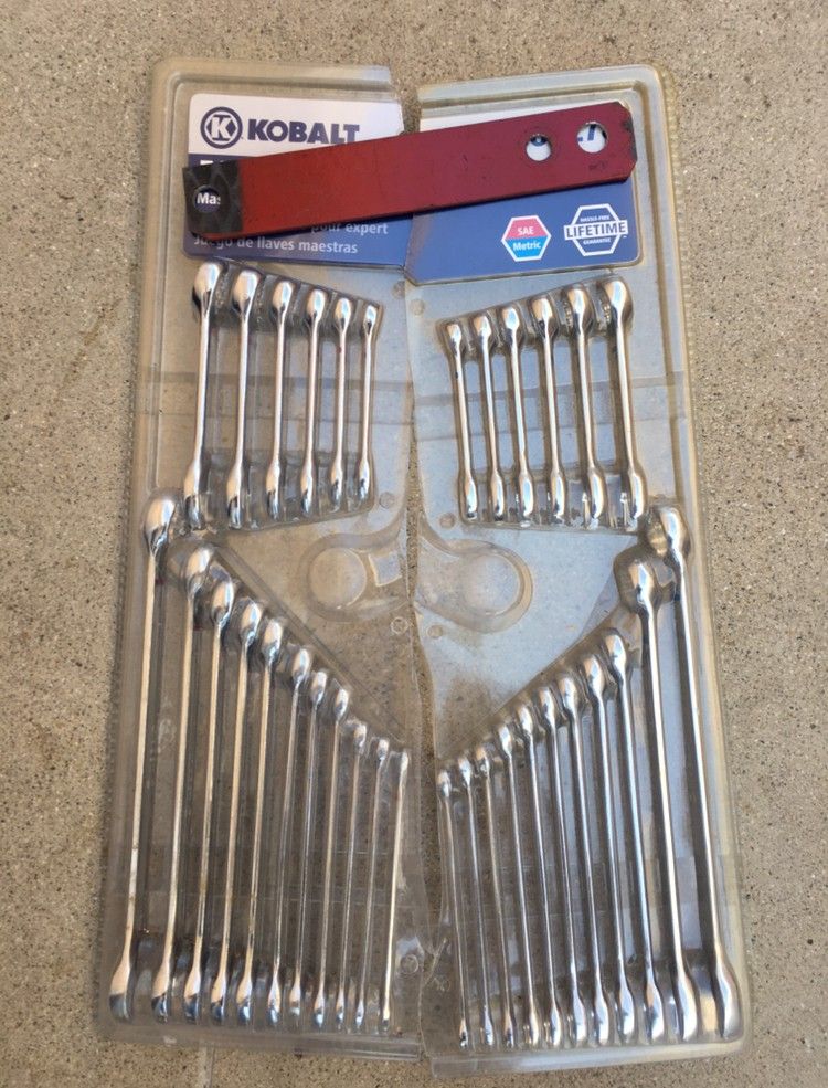 KOBALT Wrench Set NEW LIFETIME WARRANTY 