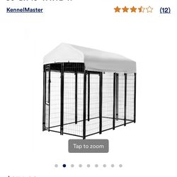 Large outdoor dog cage