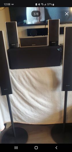 🔥 Sony SS-TS82 5 Speaker Home Theater Set – Complete Surround Sound Package – $80 🔥