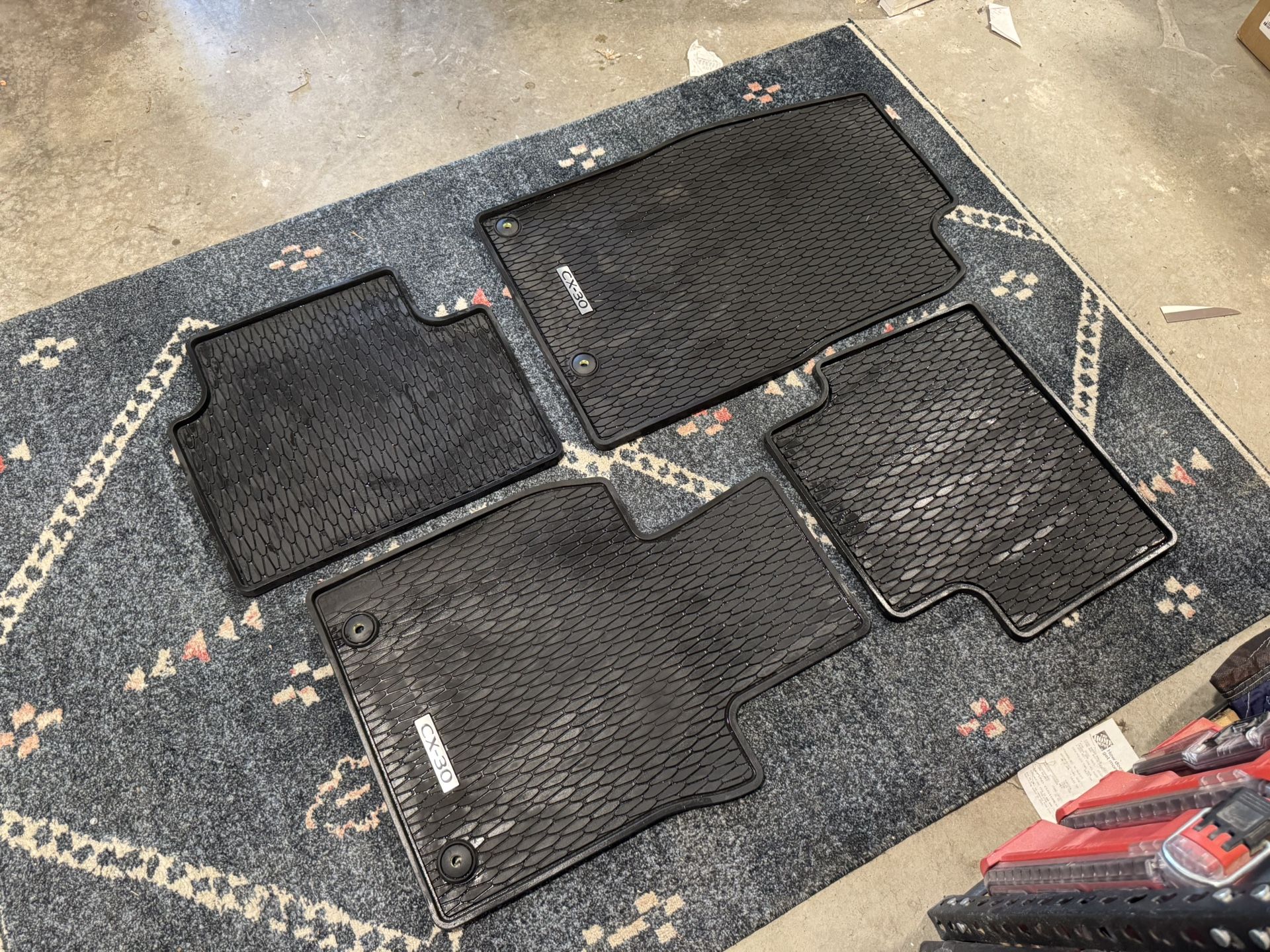 Mazda CX-30 All-Weather Mats (high wall)