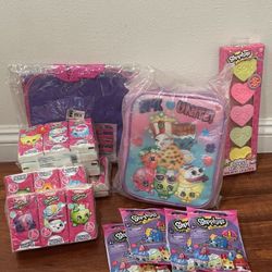 Shopkins - NEW Lunch bag, Blind Bag Toys, Tissue Packs, Bath Bomb, storage Tote, 