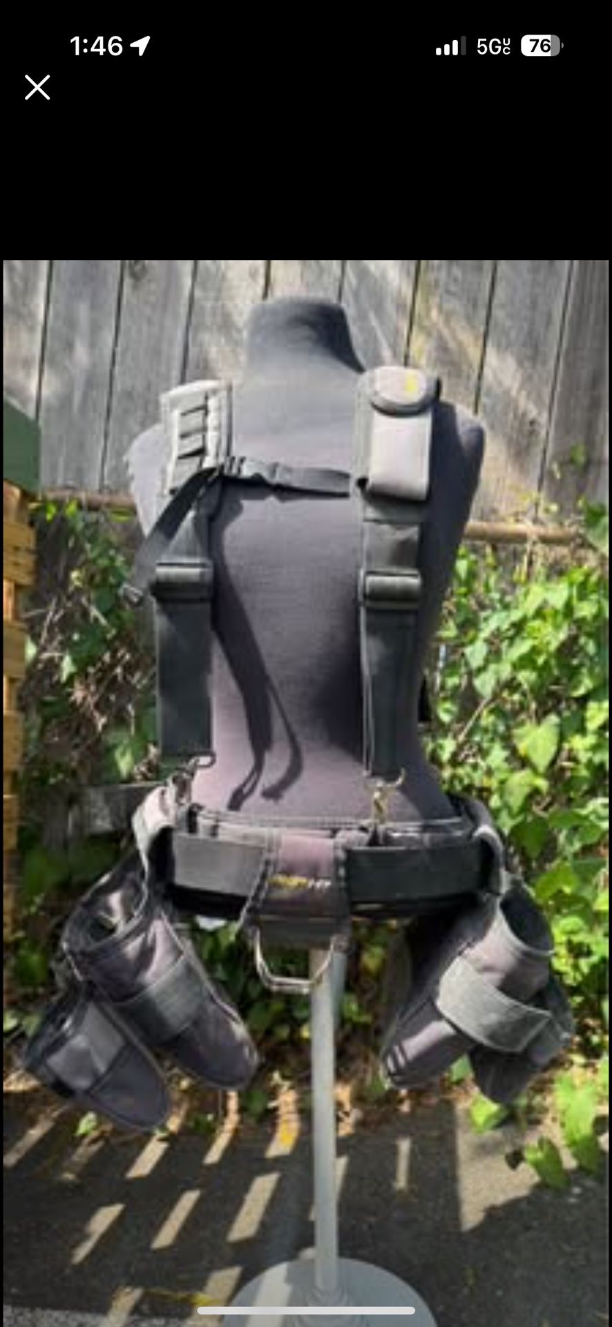 AWP HP Tool Belt with Suspenders – Heavy Duty 40$
