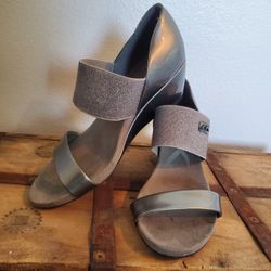 Silver Anne Klein Sport Ladies Sandals