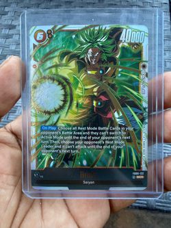 Dragon Ball Super Fusion World Broly SCR FB08-122 $50