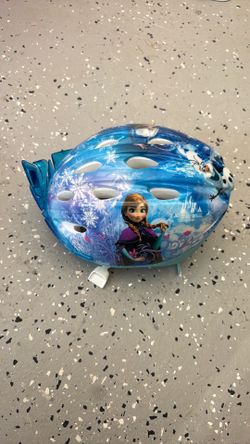 Girls frozen helmet