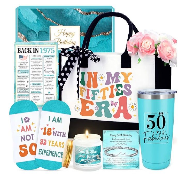 50th Birthday Gift Box