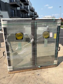 Pella Double Sliding Glass Door Unit