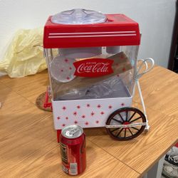 Open box Coke cola ice cream machine