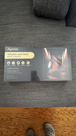Infrared LED Face Mask (Spa-Quality Skincare at Home) — $120 OBO
