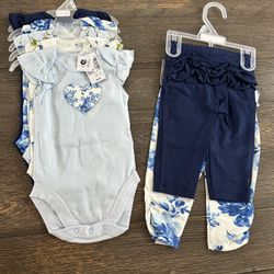 New Size 3/6 Baby Girl Sets