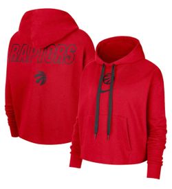 New Nike Toronto Raptors Women’s Hoodie Red Size M NBA