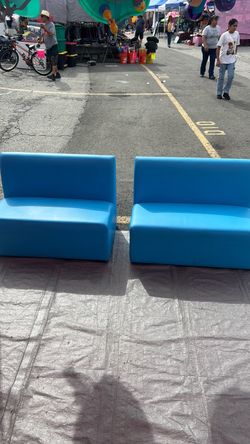 Blue kids couches