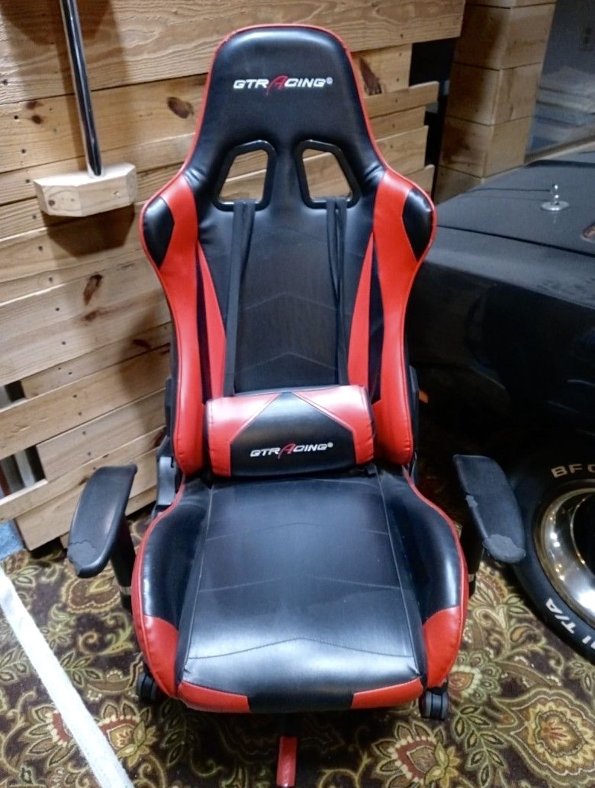 Red Gamer Chair Office Chair