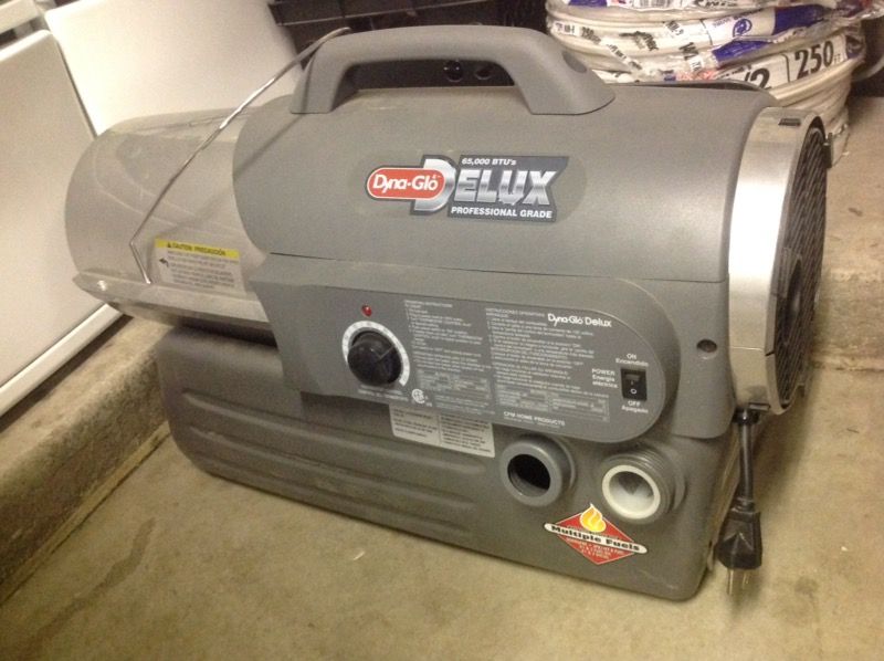 Dyna-glo Delux 65,000 BTU's professional grade job site Contruction garage  heater for Sale in Glendale, AZ - OfferUp