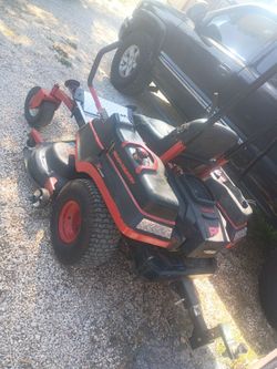 Zero turn radius riding lawnmower