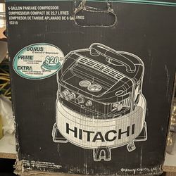 Hitachi 6 Gallón Compresor 