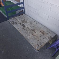 Iron and Wood Industrial Cart