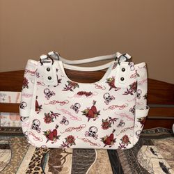 Ed Hardy Large Shoulder Tote Bag