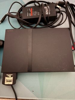PS2 with all wires and controller