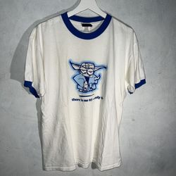 Vintage Star Wars Yoda T-Shirt Ringer Large