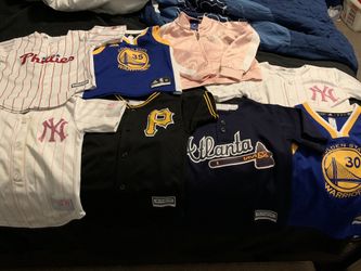 Size 2t and 3t $20 each for the jerseys