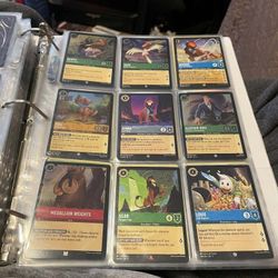 Folder of Different Cards. Holo one piece Holo Lorcana Disney Cards dragon ball Z Yu-Gi-Oh Pokémon 1992 Marble Cards over 10,000 Cards for $5000!