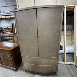 This is a Crate and Barrel Colette Armoire
