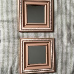 Vintage Mirrored Frames Set Of Two