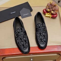 Dolce Gabbana Men’s Leather Shoes With Box 2026 New