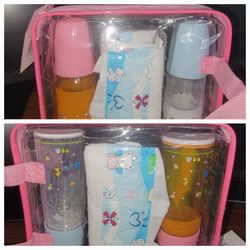 💖NEW MAGIC BOTTLES AND DIAPER SET FOR BABY DOLLS. WATER THE LUQUIDS DISAPPEAR WHILE FEEDING THE DOLLS