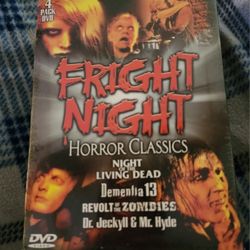 Fright Night Horror Classics - 4 DVD Pack