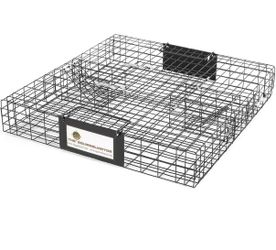 Rugged Ranch Squirrelinator w/ Waste Basin Outdoor Multi-Catch Squirrel Trap - Humane Live Cage Catcher, Rodent Control for Barns, Garages, Sheds, Gar