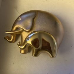 Vintage Elephant Brooch