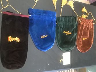 4 Very Rare Chivas Liquor bags. Chivas-Kahlua