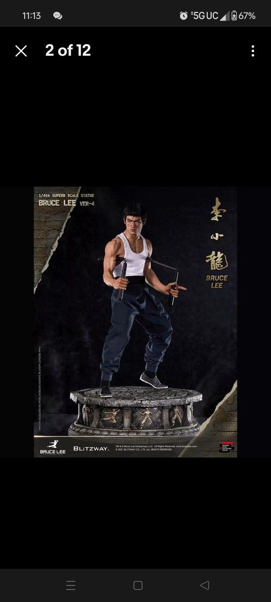 BZW Bruce Lee Statue Ver 4 1:4